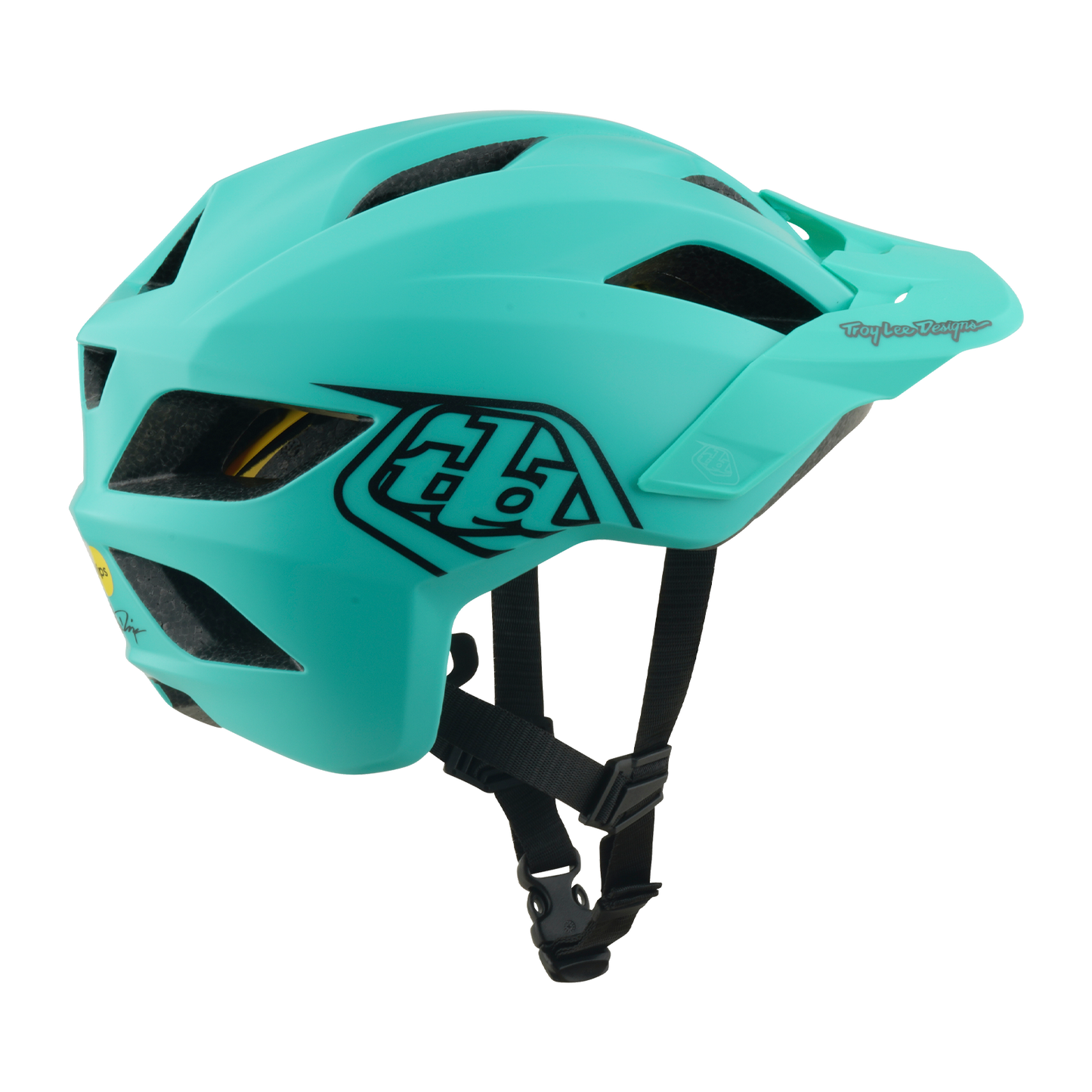 Kask MTB TROY LEE DESIGNS FLOWLINE POINT MIPS Junior Charcoal/Zielony