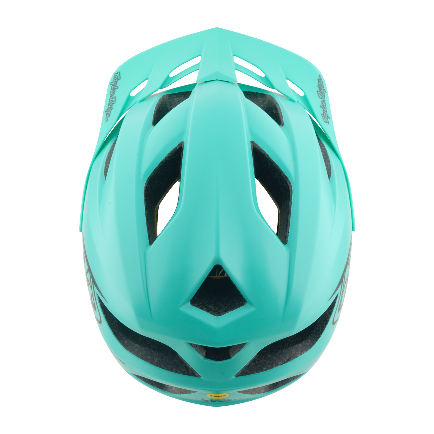 Kask MTB TROY LEE DESIGNS FLOWLINE POINT MIPS Junior Charcoal/Zielony