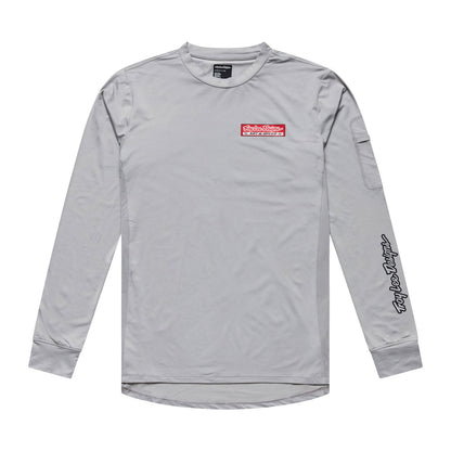 Biciklistički dres dugih rukava TROY LEE DESIGNS RUCKUS RIDE CUSTOM PAINT, boja Mid Gray