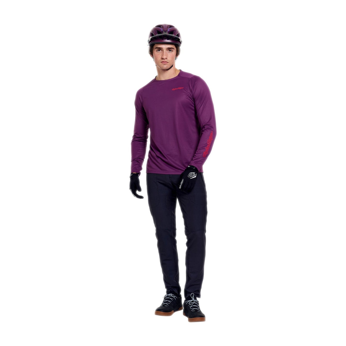 Trikot TROY LEE DESIGNS SKYLINE PRO MONO Langarm Sangria