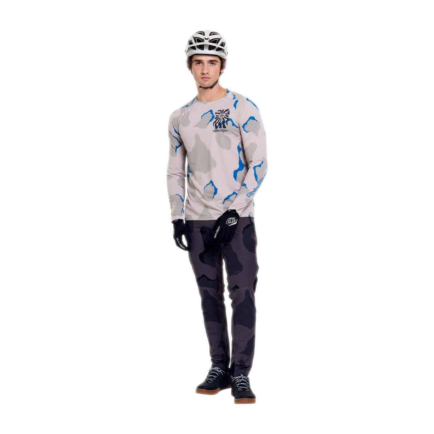 Trøje TROY LEE DESIGNS SKYLINE PRO FLOW CAMO Lange ærmer Pumice