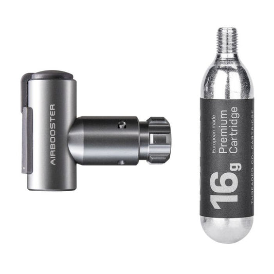 Percuteur CO2 TOPEAK AIRBOOSTER + Cartouche CO2 Filetée 16 g (x1)