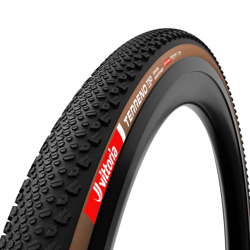 Pneu VITTORIA TERRENO T50 MIXED Gravel Endurance 700c Tubeless Ready Souple Marron