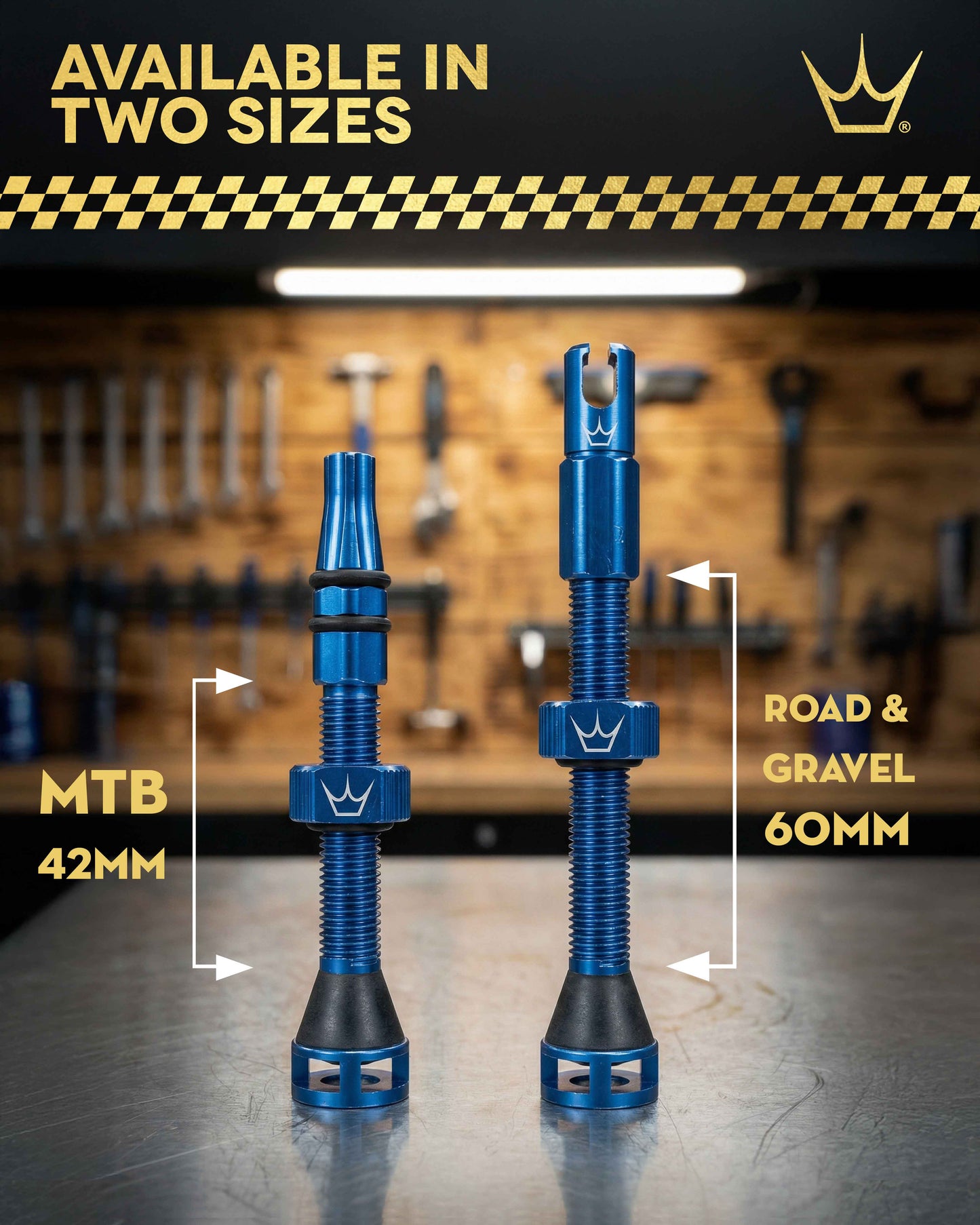 Valves Tubeless PEATY'S HOLESHOT FAST FLOW 42mm (x2) Violet