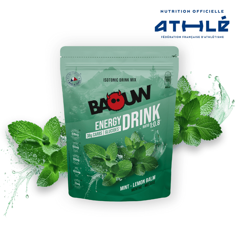 Boisson Énergétique BAOUW ISOTONIC (585g) Menthe/Mélisse