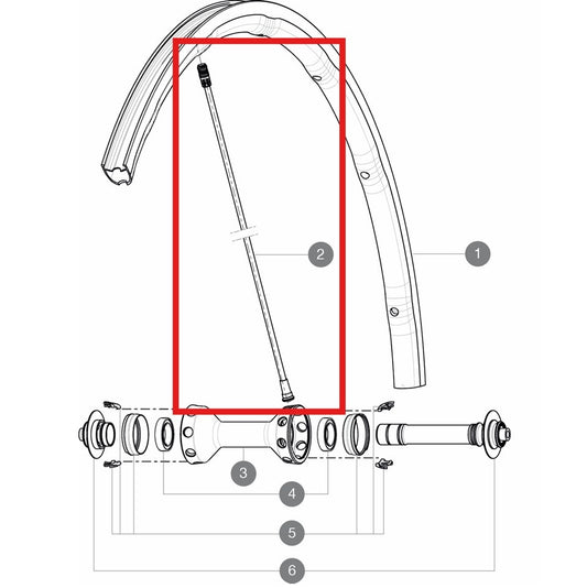 Kit 10 Rayons Av/Ar MAVIC R-SYS 282.7mm