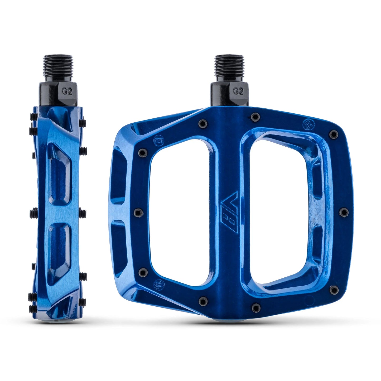 Pédales Plates DMR V8 Bleu