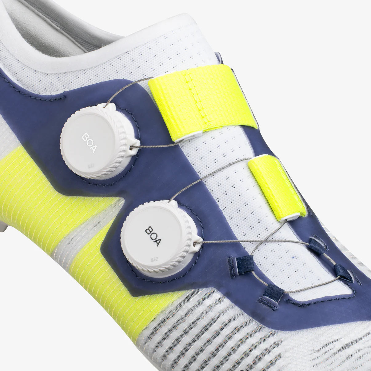 Chaussures Route FIZIK VEGA CARBON Blanc/Bleu/Jaune