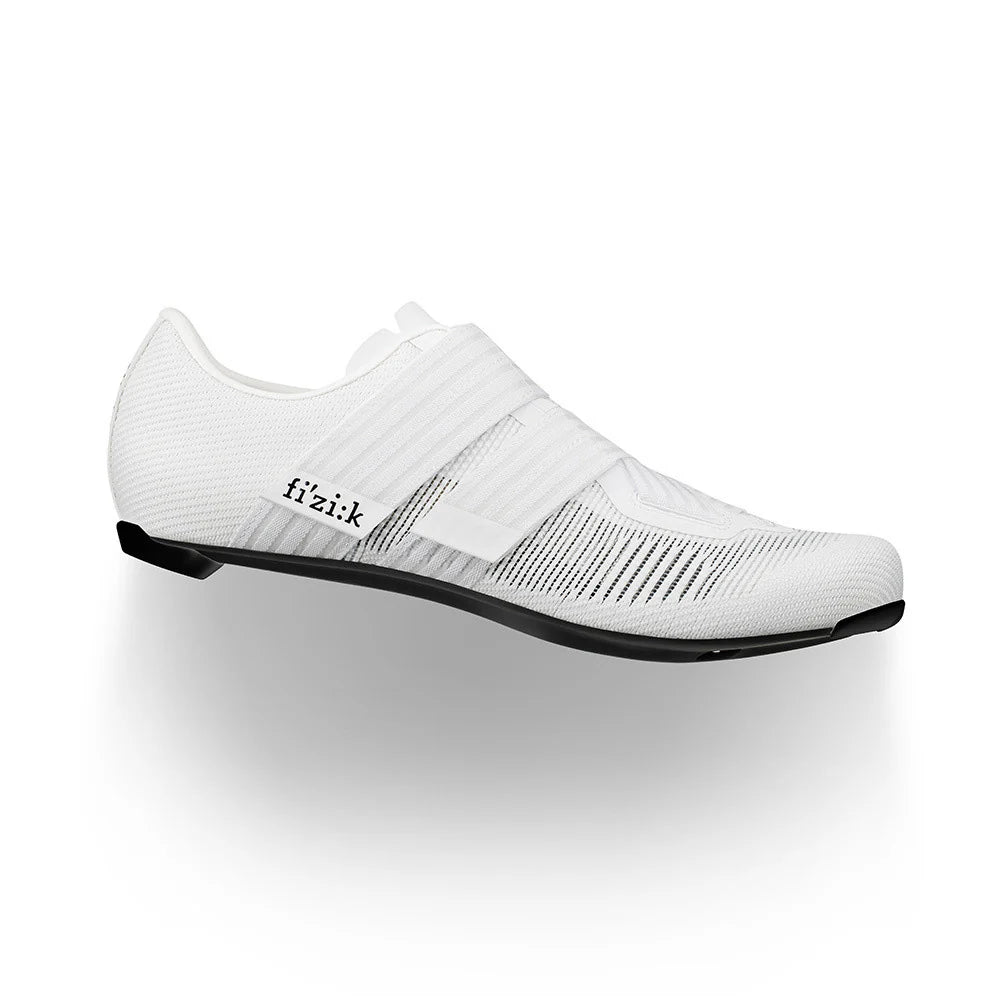 Landevejssko FIZIK VENTO POWERSTRAP AEROWEAVE Hvid