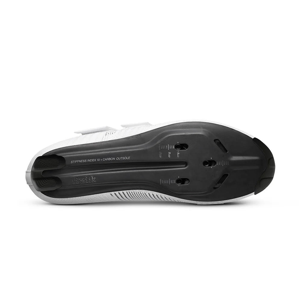 Landevejssko FIZIK VENTO POWERSTRAP AEROWEAVE Hvid
