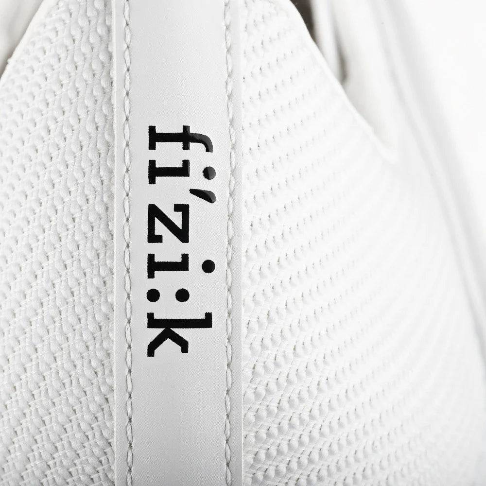 Landevejssko FIZIK VENTO POWERSTRAP AEROWEAVE Hvid