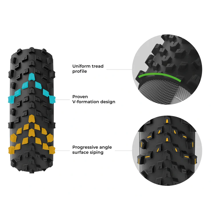 Däck VITTORIA TERRENO T60 MIXED Gravel Endurance 700c Tubeless Ready Vikbart Svart