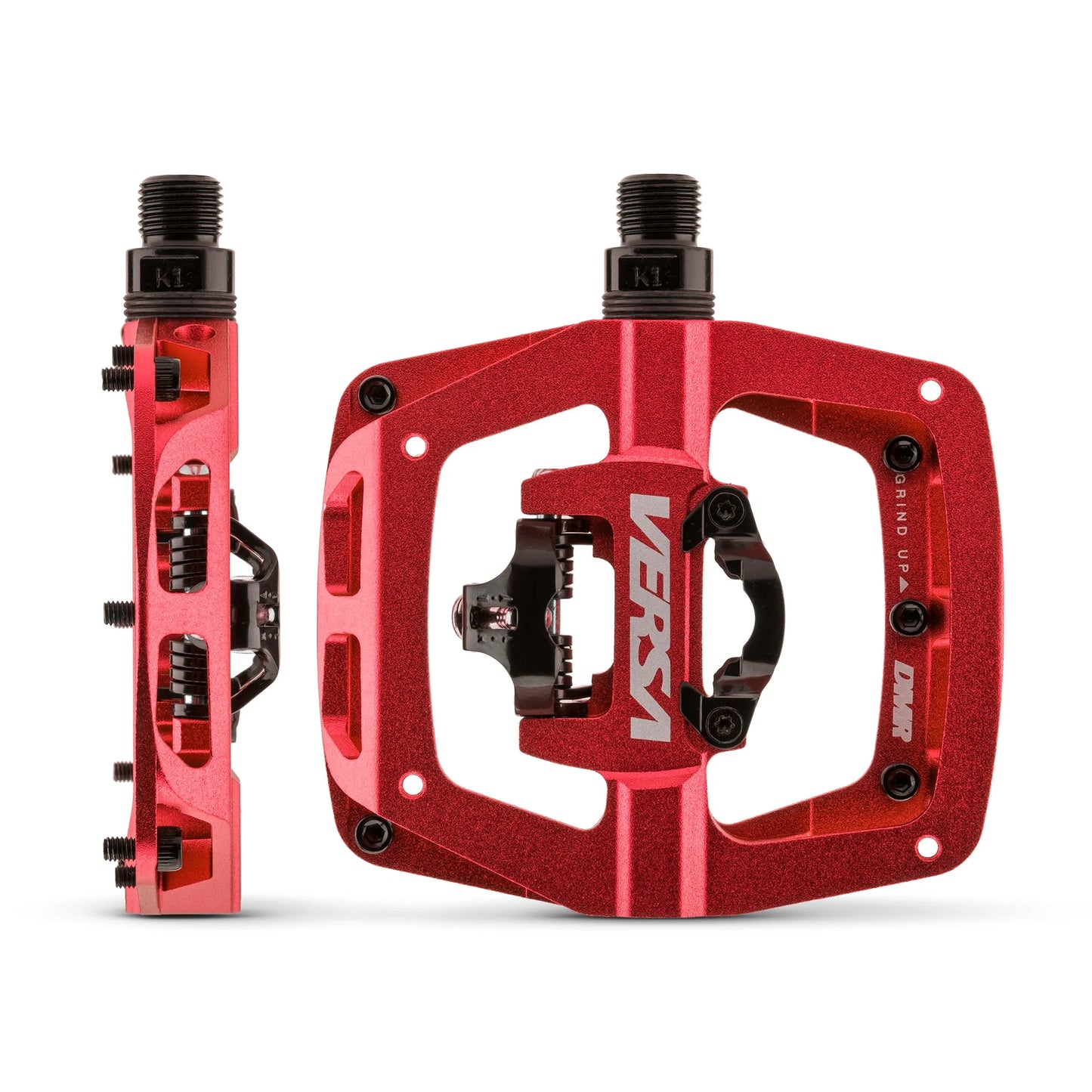 Pedais Planos / Auto DMR VERSA Vermelho