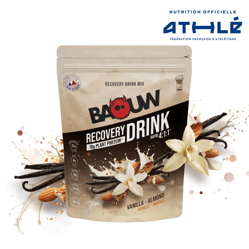 Regenerační Nápoj BAOUW RECOVERY (500g) Vanilka Mandle