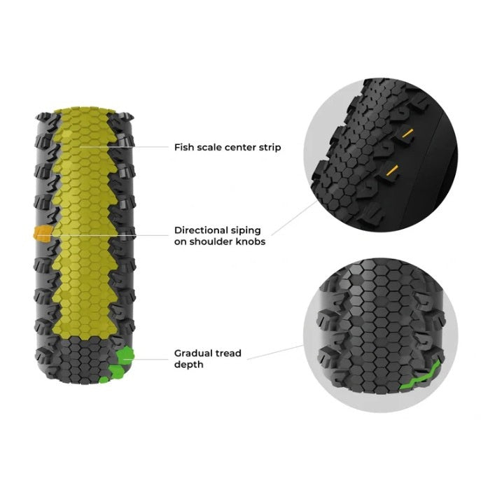 Pneu VITTORIA TERRENO T30 FINE LOOSE Gravel Sport 700c Tubetype Noir