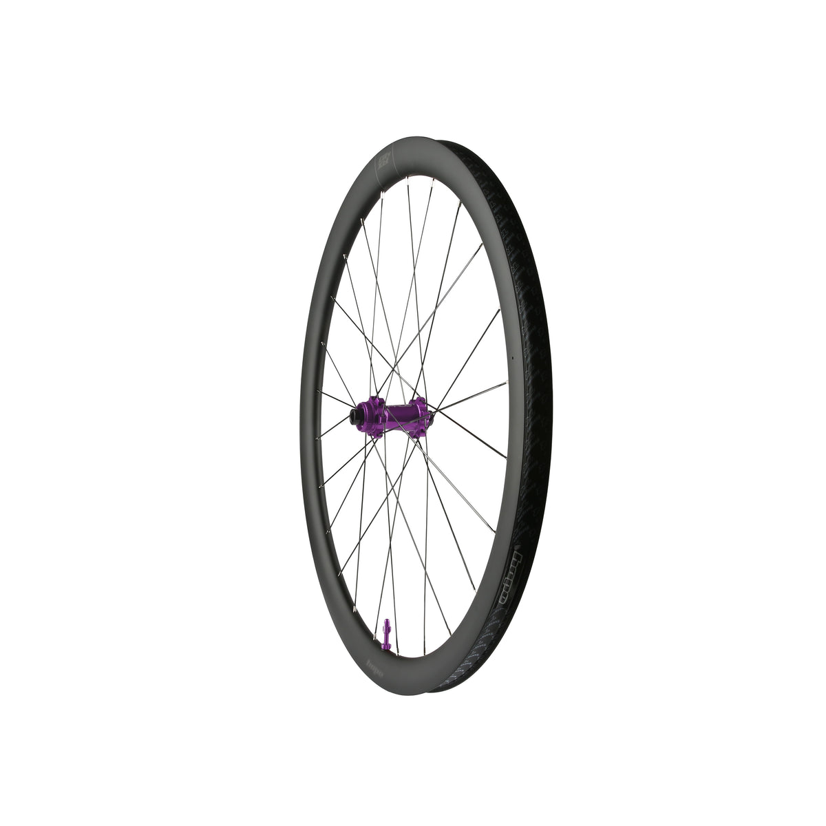 HOPE RX40 700C carbon front wheel, purple Pro 5 hub