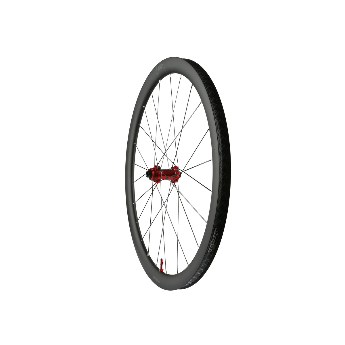 Rueda delantera HOPE RX40 700C de carbono, buje Pro 5 rojo