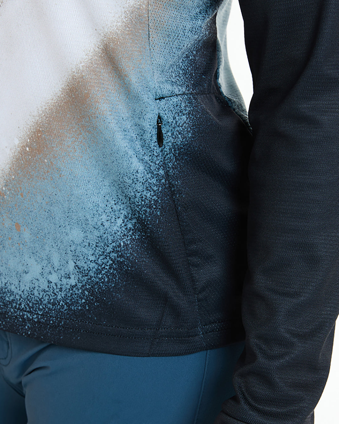 Maglia DHARCO GRAVITY GOLDEN STREAK Maniche Lunghe Donna Nero/Blu