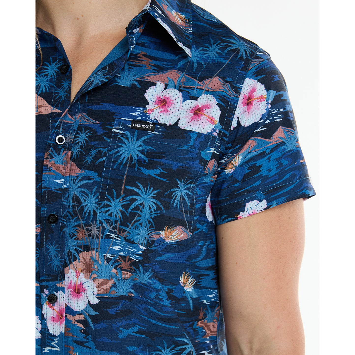 Camicia Tecnica DHARCO TECH PARTY OASIS Donna Blu