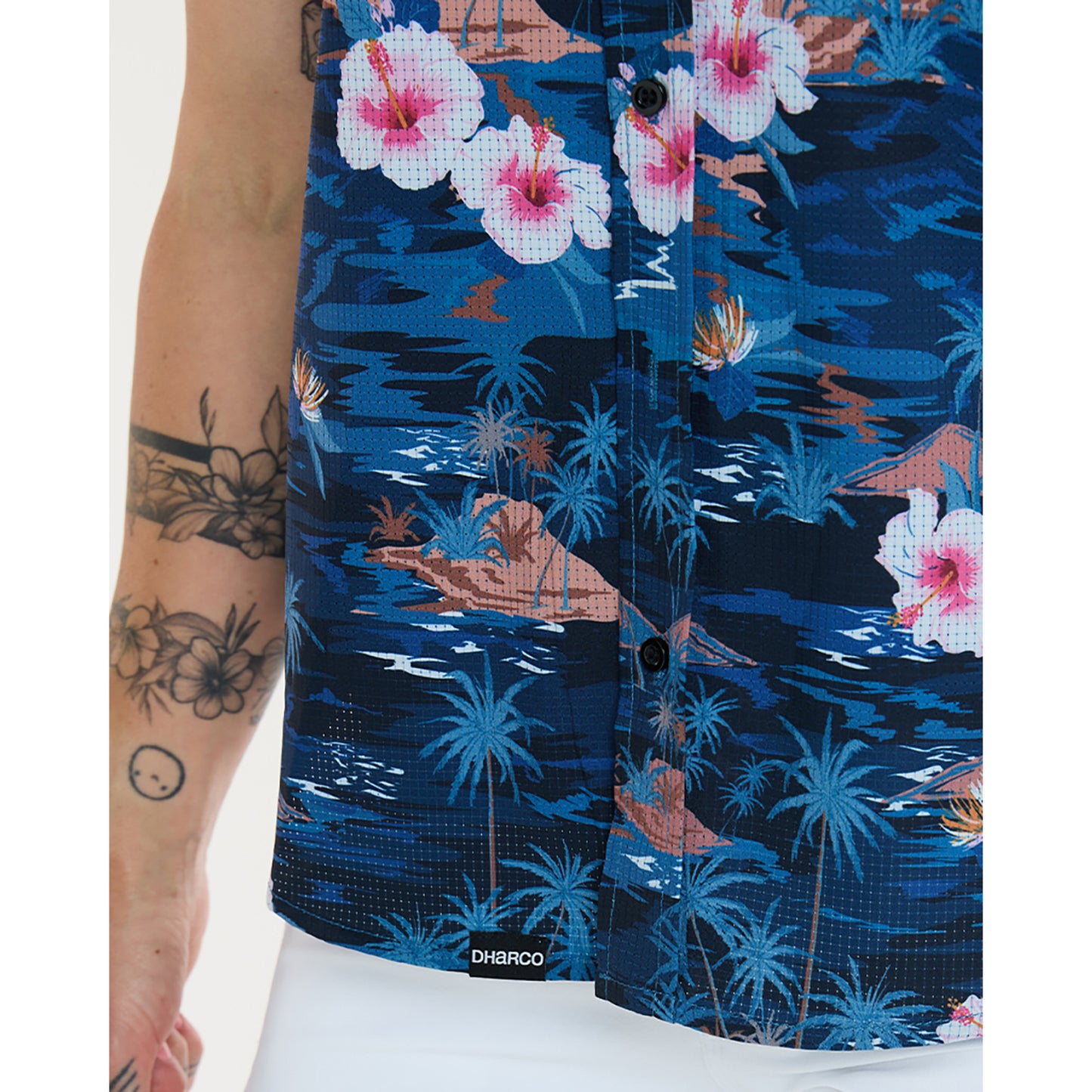 Camicia Tecnica DHARCO TECH PARTY OASIS Donna Blu