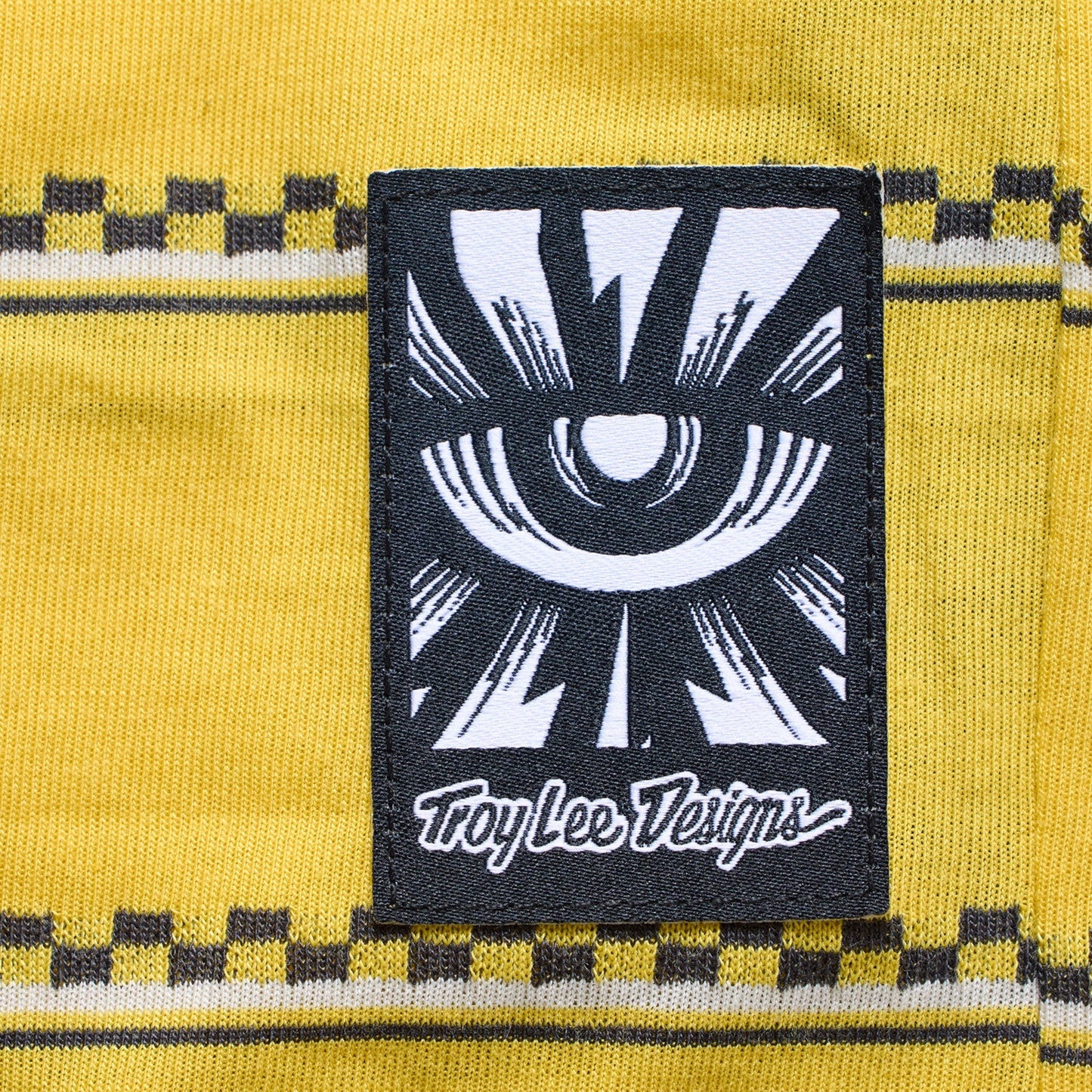 Trøje TROY LEE DESIGNS LILIUM RIDE CHECKED OUT Dame Kortærmet Gul