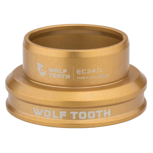Cuvette Basse pour Jeu de Direction Externe WOLF TOOTH PERFORMANCE 1"1/8 EC34 Or