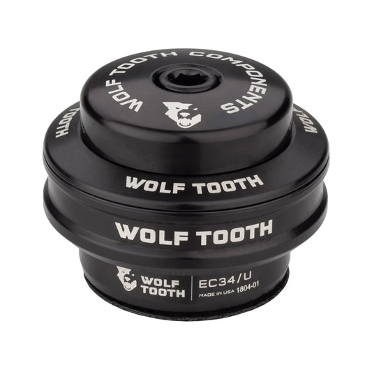 Cuvette Haute pour Jeu de Direction Externe WOLF TOOTH PREMIUM 1"1/8 EC34 Stack 16 mm Noir