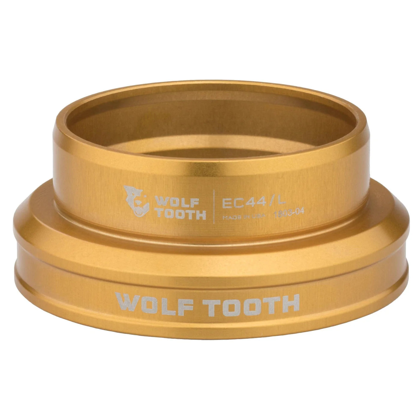 Lower Cup for External Headset WOLF TOOTH PREMIUM 1.5" EC44 Gold