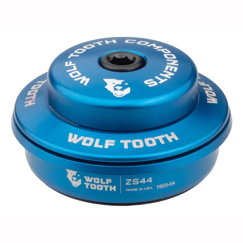 Upper Cup for Semi-Integrated Headset WOLF TOOTH PREMIUM 1"1/8 ZS44 Stack 6 mm Blue
