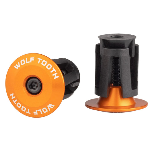 Paire de Bouchons de Cintre WOLF TOOTH Aluminium anodisé Orange