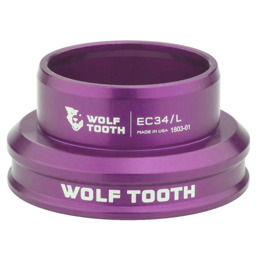 Cuvette Basse pour Jeu de Direction Externe WOLF TOOTH PERFORMANCE 1"1/8 EC34 Violet
