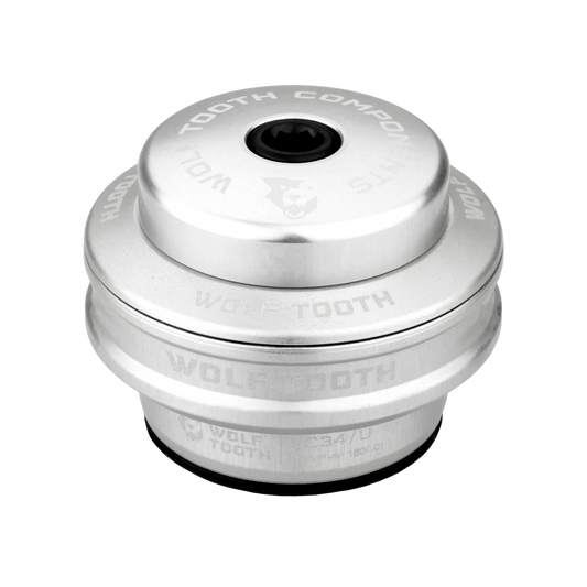 Cuvette Haute pour Jeu de Direction Externe WOLF TOOTH PERFORMANCE 1"1/8 EC34 Stack 16 mm Argent