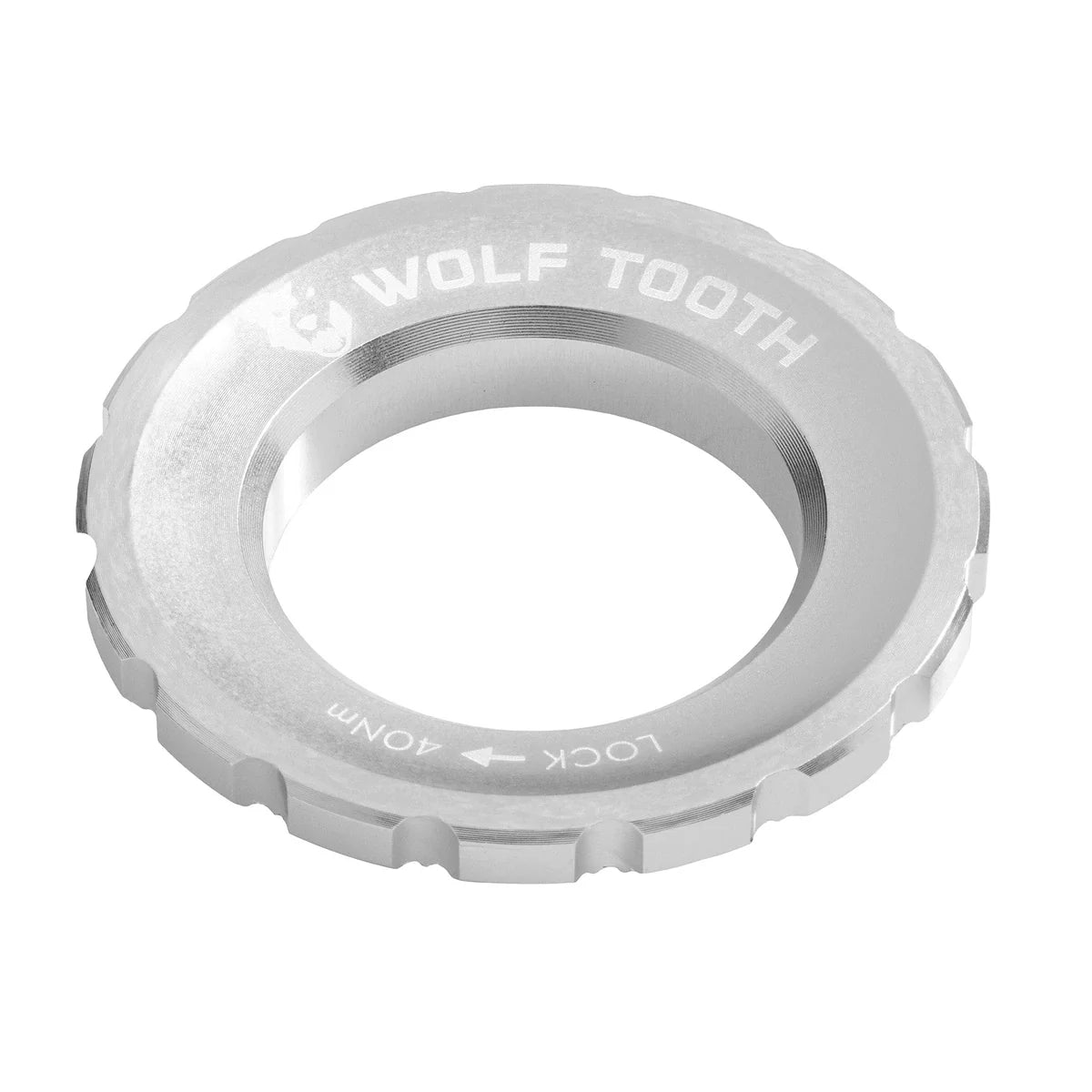 Ecrou Centerlock Externe WOLF TOOTH Argent