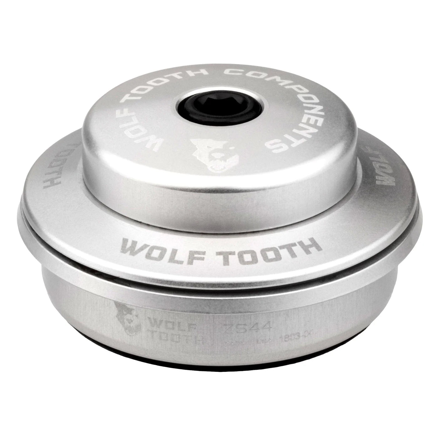 Cuvette Haute pour Jeu de Direction Semi-Intégré WOLF TOOTH PREMIUM 1"1/8 ZS44 Stack 6 mm Argent