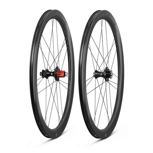 Paires de Roues CAMPAGNOLO BORA ULTRA WTO 45 C23 DISC Tubeless Ready (Center Lock) Chrome