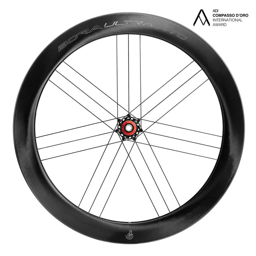 Paire de Roues CAMPAGNOLO BORA ULTRA WTO 60 C23 DISC Tubeless Ready (Center Lock) Chrome