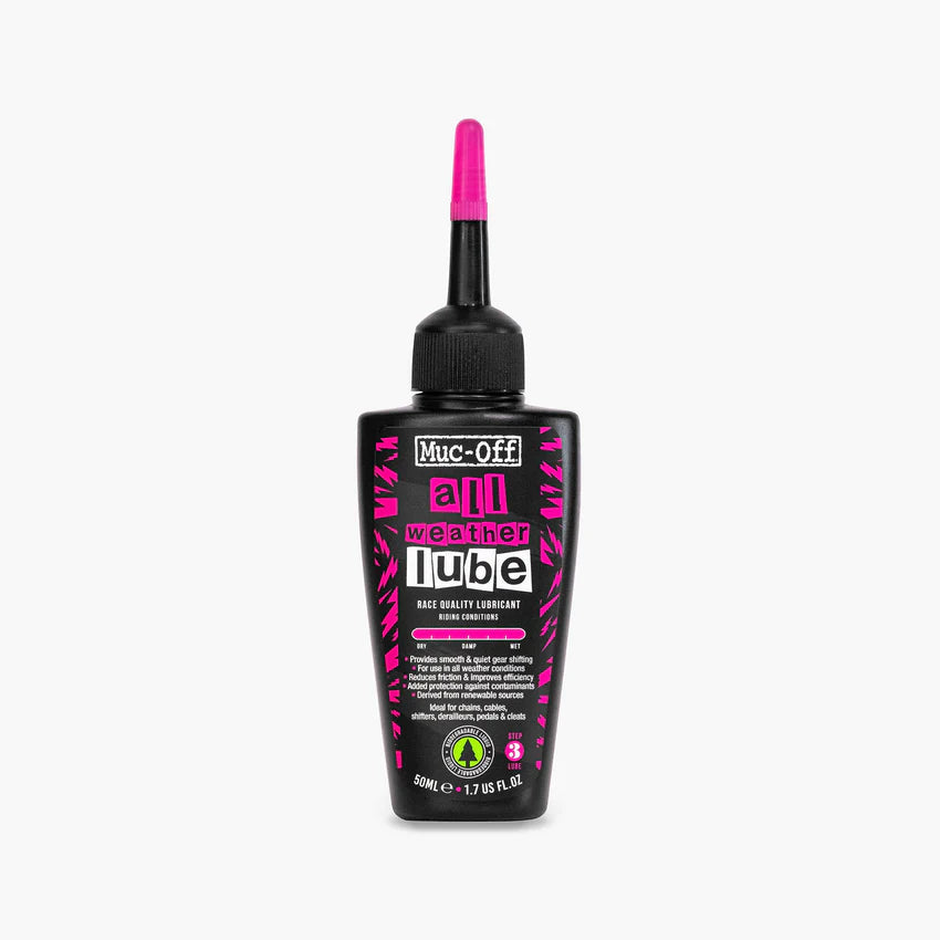 Smøremiddel til Alle Forhold for Kæde MUC-OFF ALL WEATHER (50 ml)