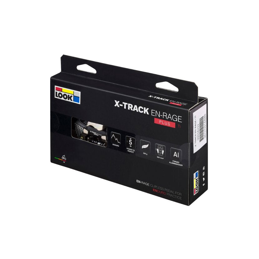 Pedales LOOK X-TRACK EN-RAGE PLUS Titanium SPD negros