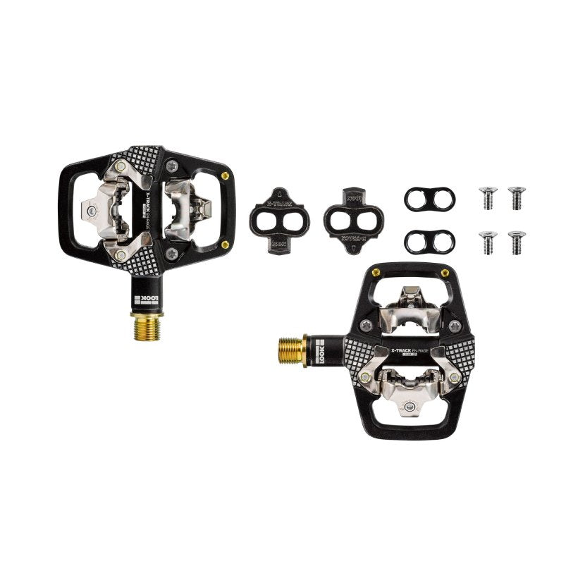 Pedales LOOK X-TRACK EN-RAGE PLUS Titanium SPD negros