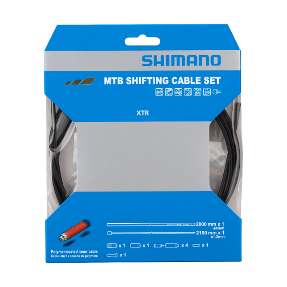 SHIMANO Mono Polymer Derailleur Cable and Housing Kit