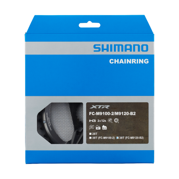 Ydre kædehjul SHIMANO XTR til FC-M9120-B2 (28-38 tænder) 12V