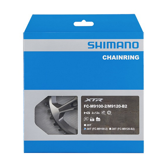 Plateau Esterno SHIMANO XTR per FC-M9100-2 (28-38 denti) 12V