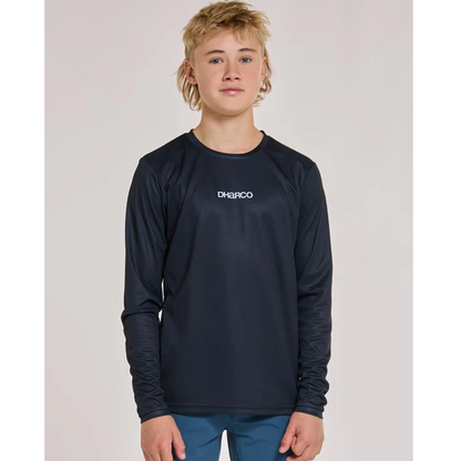 DHARCO GRAVITY THE DARKNESS Long Sleeve Junior Jersey Black