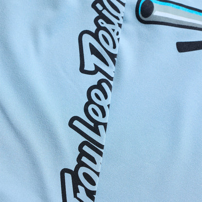 Maillot TROY LEE DESIGNS RUCKUS RIDE CARBS Junior Mangas Compridas Azul