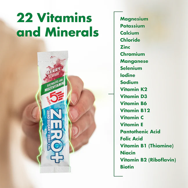 Stick d'hydratation HIGH 5 ZERO+ MULTIVATAMIN (7g ) Citron