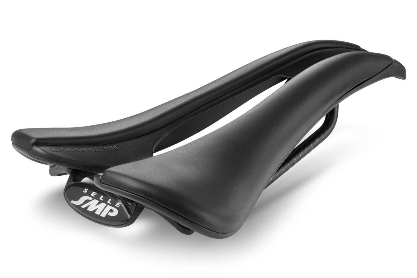 Sillín SMP EVO Raíles Inox Negro