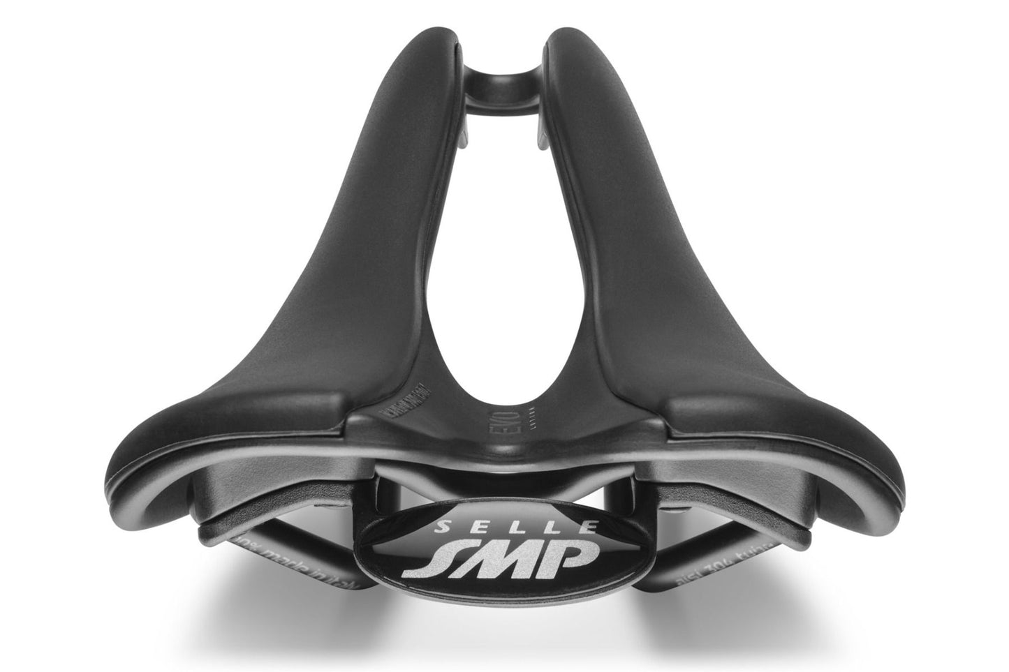 Sillín SMP EVO Raíles Inox Negro