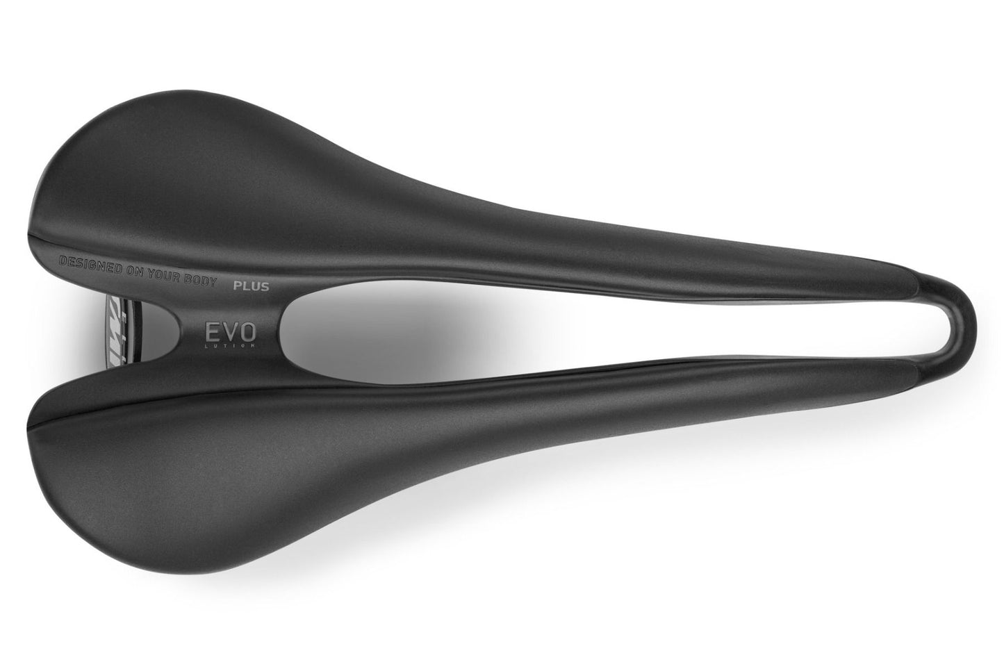 Sella SMP EVO PLUS Larghezza 140mm Rotaie Inox Nera