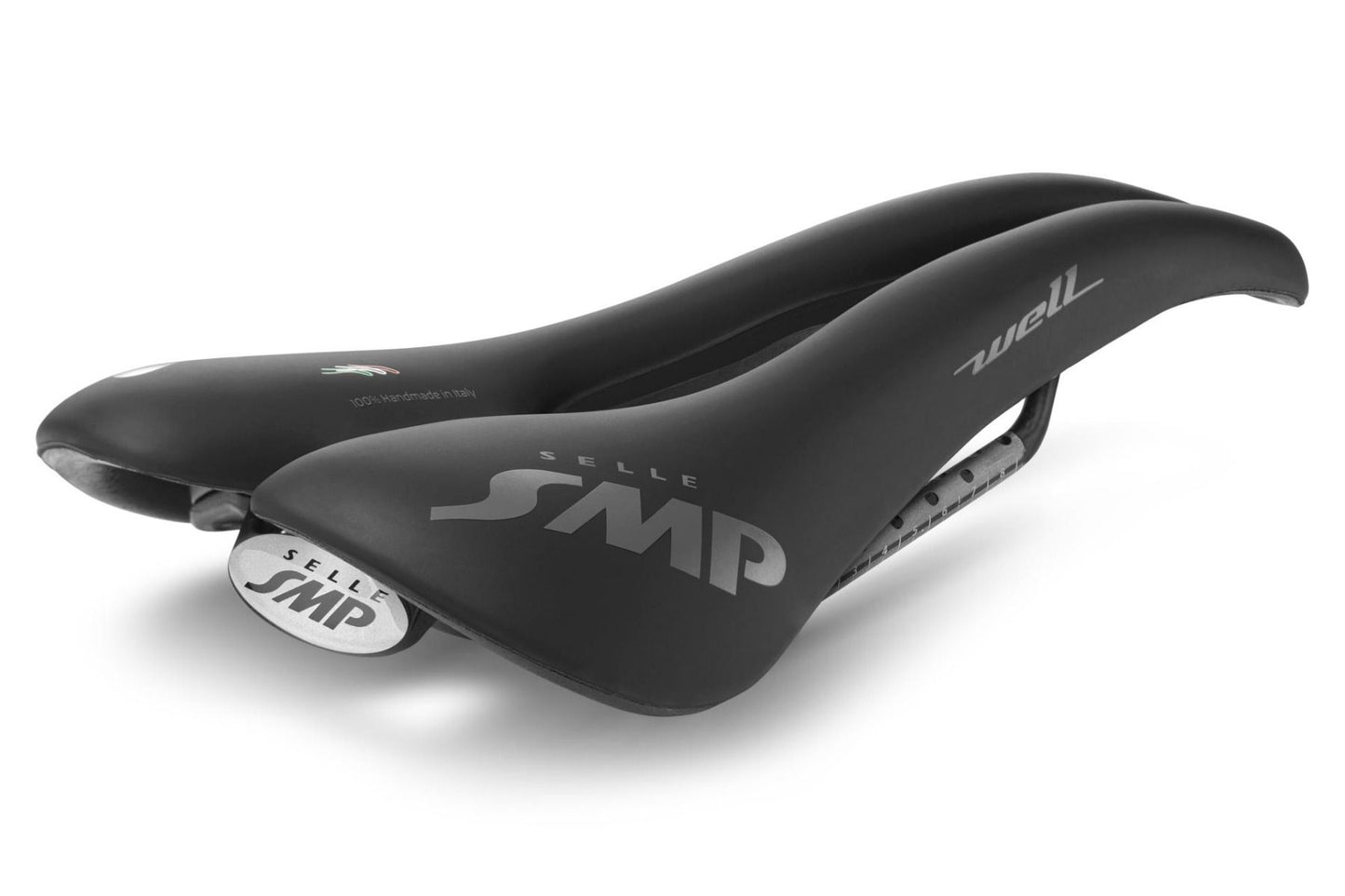 Selle SMP WELL Bredde 144mm Karbonskinners Sort