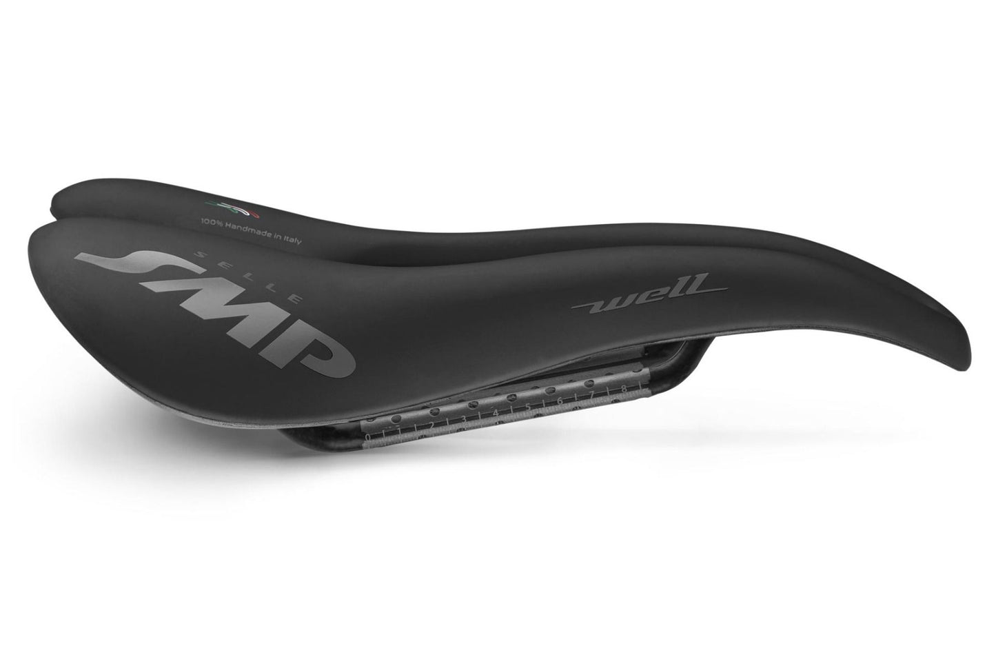 Selle SMP WELL Bredde 144mm Karbonskinners Sort